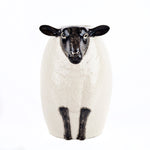 Black Faced Suffolk Sheep Flower Vase