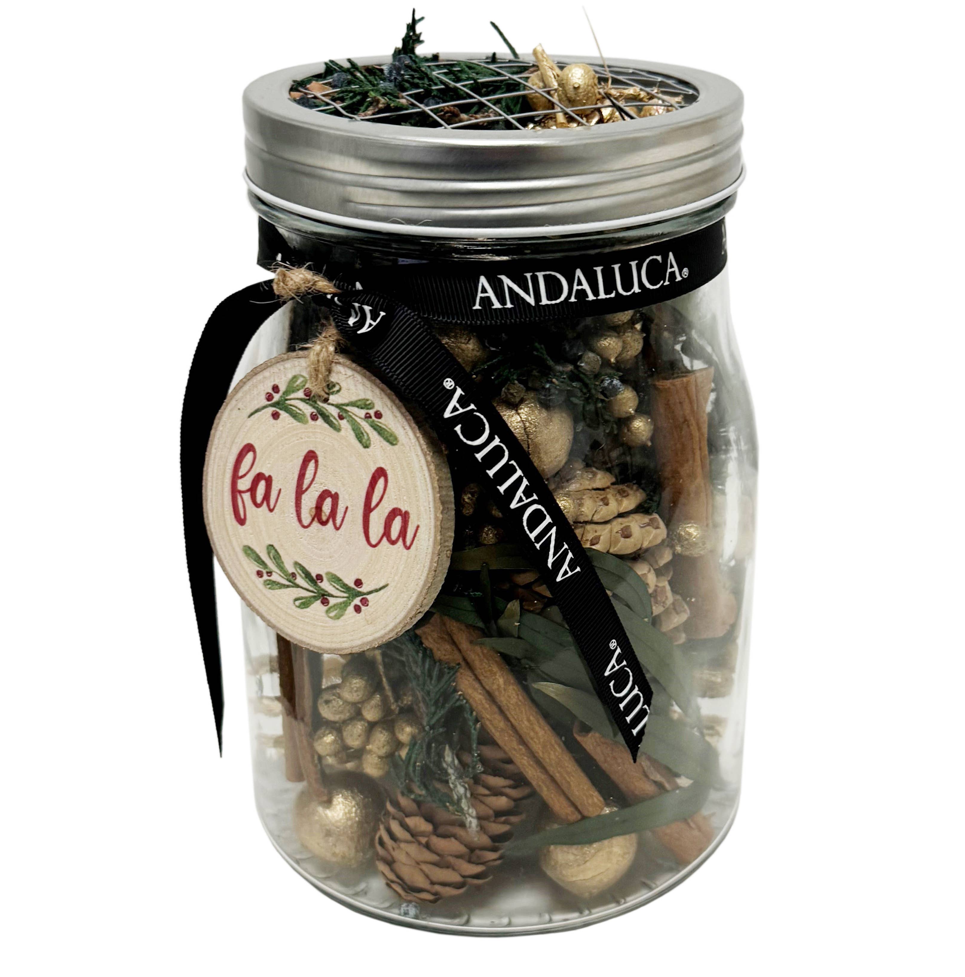 Frosted Juniper Pot Belly Jar Potpourri