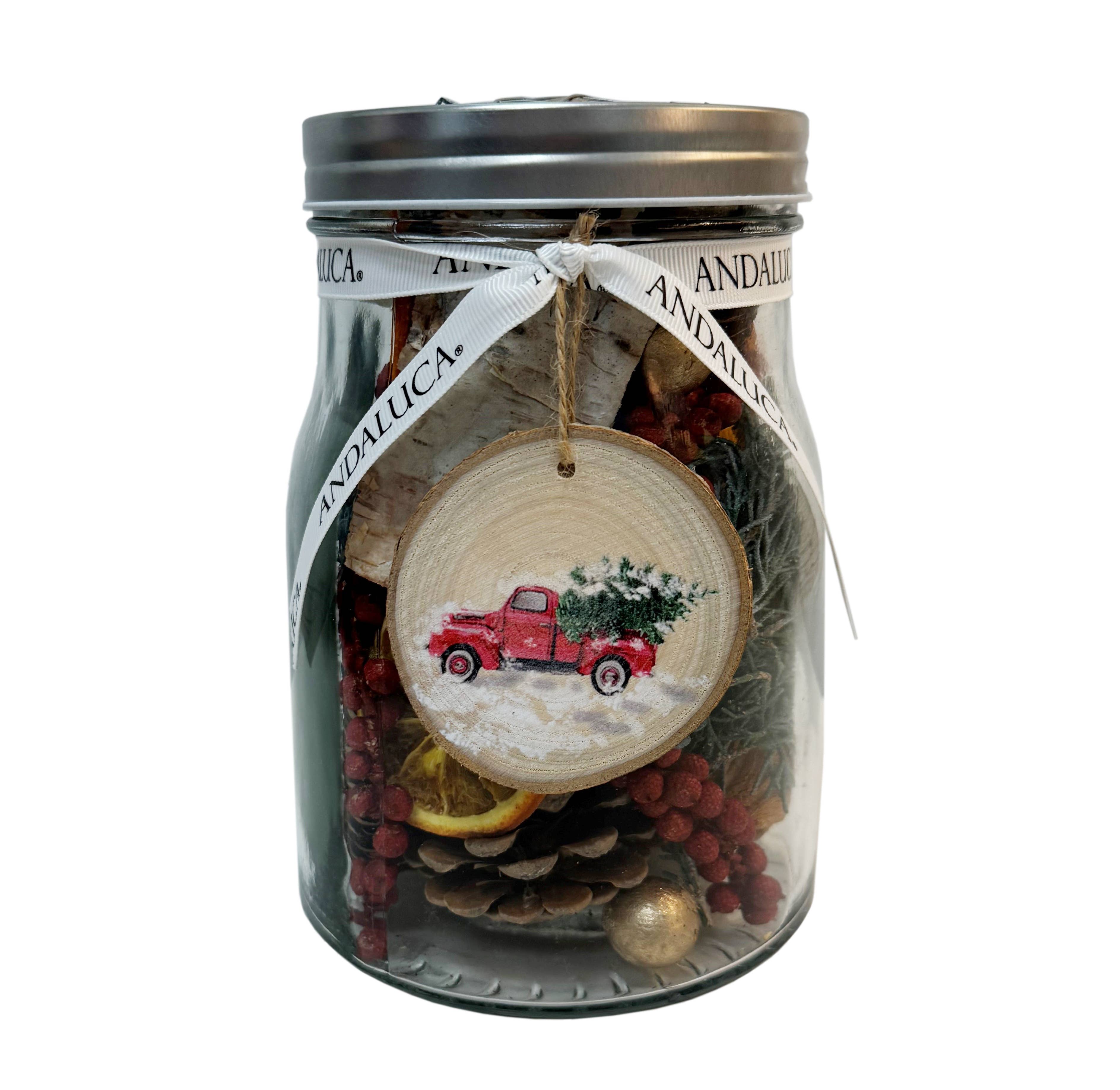 Holiday Memories Pot Belly Jar Potpourri