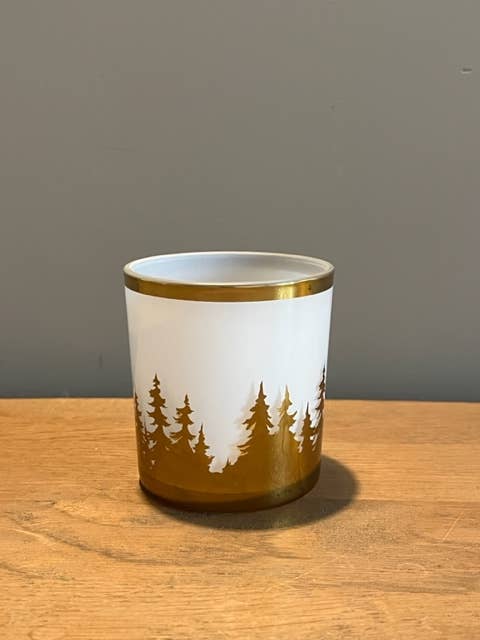 White + Gold Pine Hurricane, Small