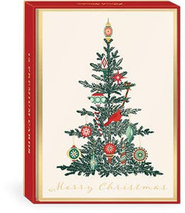 Holiday Boxed Cards, Vintage Tree