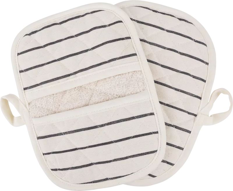 Striped Oven Mitt/Potholder