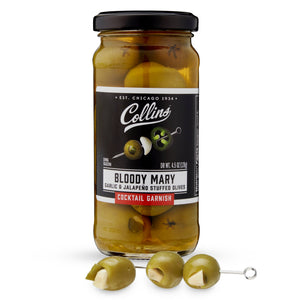 Jalapeno & Garlic-Stuffed Cocktail Olives