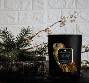 CROWLEY | DRIFTWOOD & CREEPING SAGE | RAVEN CANDLE