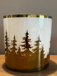 White + Gold Pine Hurricane, Large