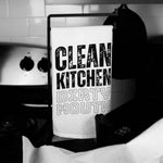 Clean Kitchen Dirty Mouth Tea Towel