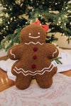 Gingerbread Girl Sherpa Pillow