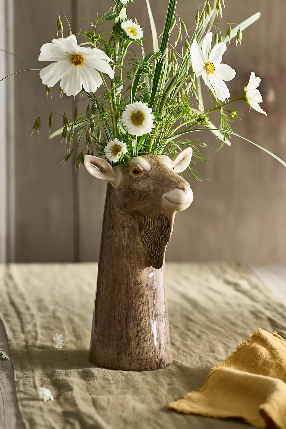 Goat Flower Vase