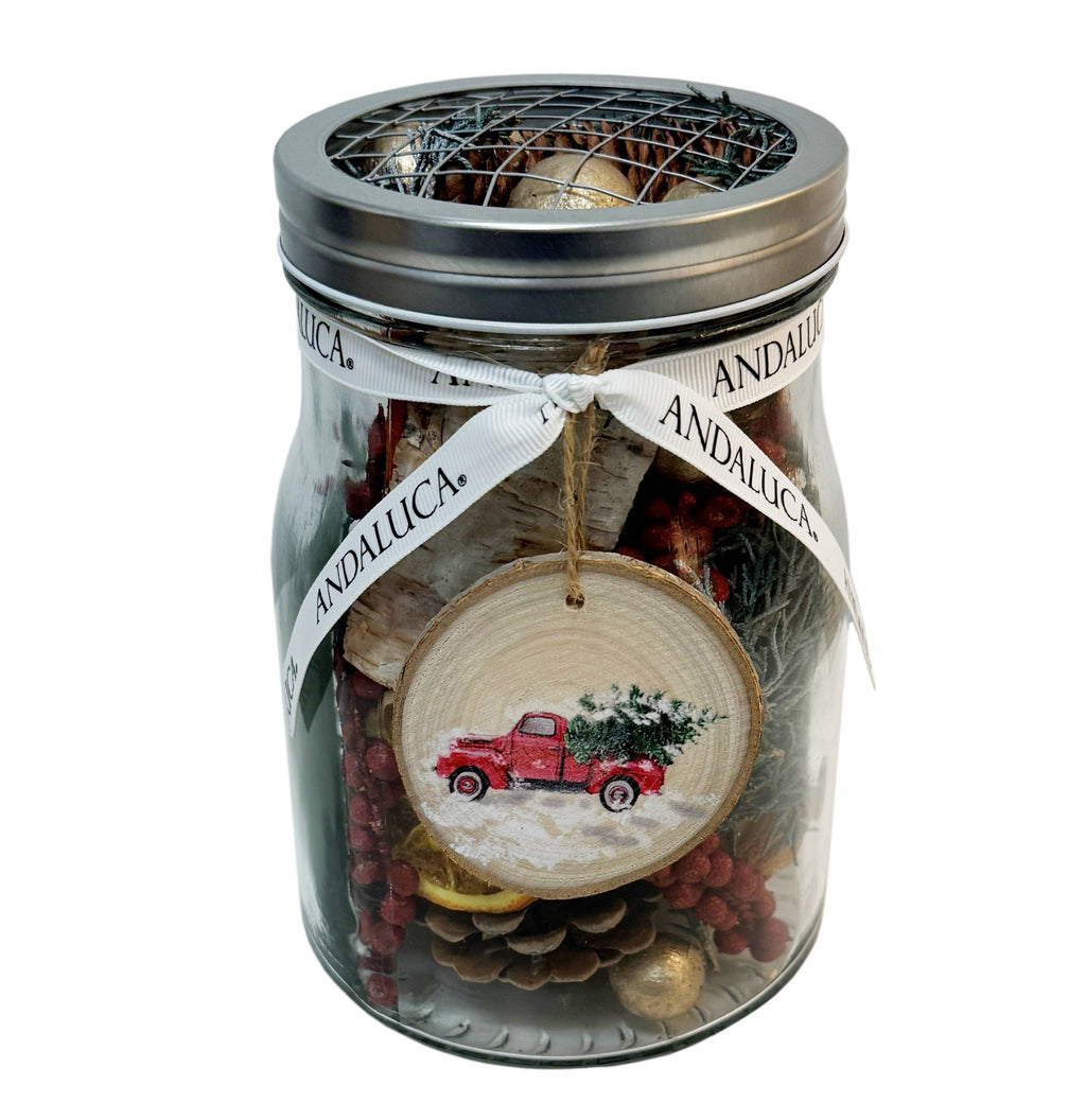 Holiday Memories Pot Belly Jar Potpourri