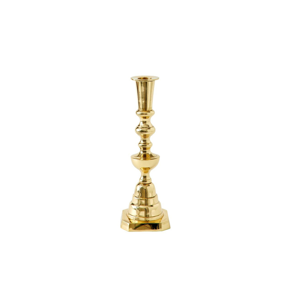 Georgian Brass Candlestick No. 4