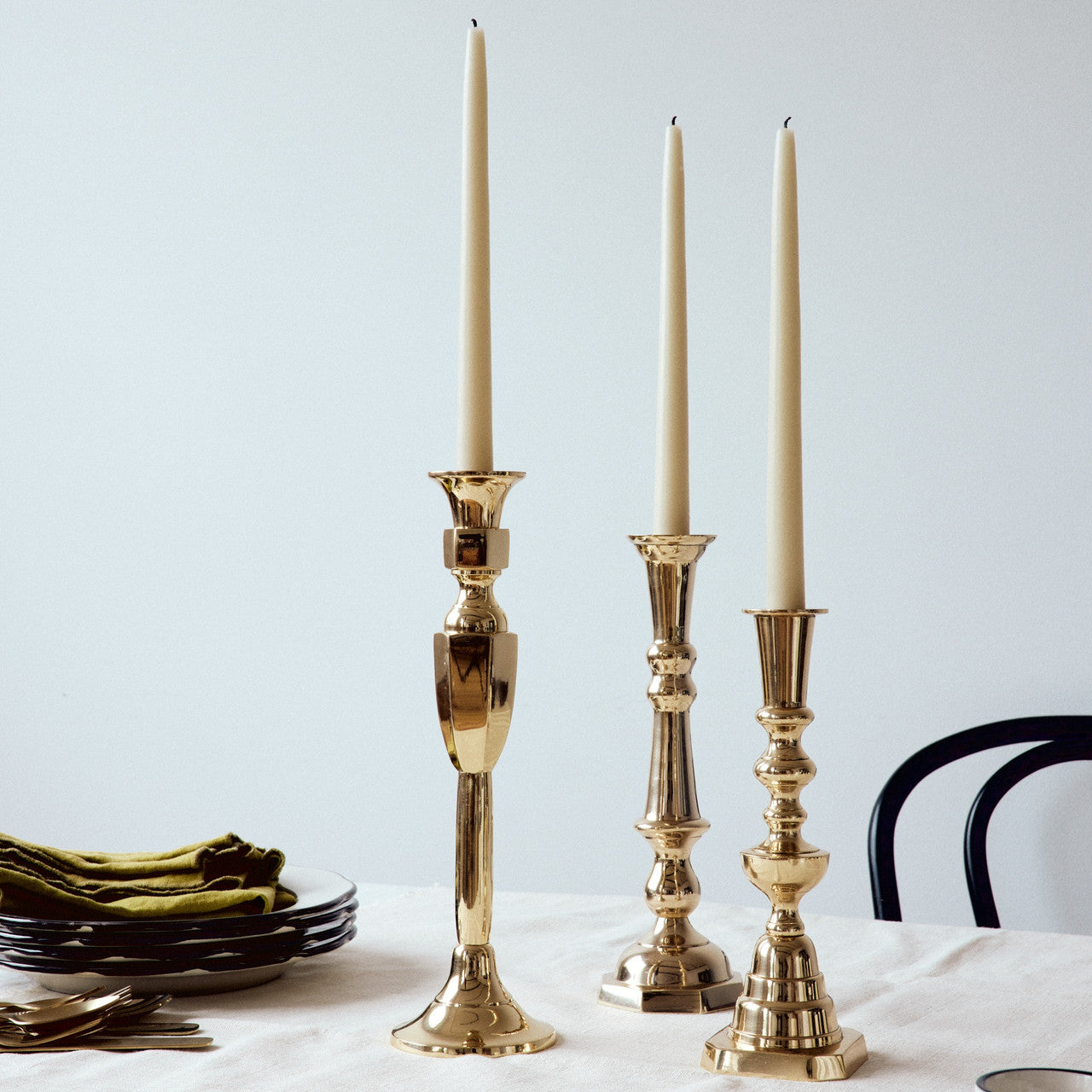 Georgian Brass Candlestick No. 2