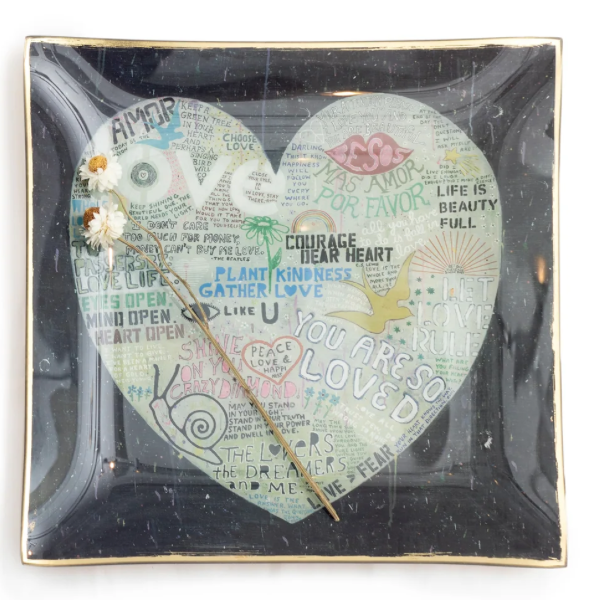 Choose Love Large Decoupage Plate