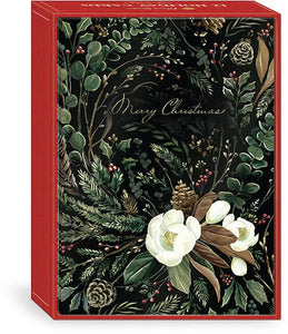 Holiday Boxed Cards, Elegant Botanicals