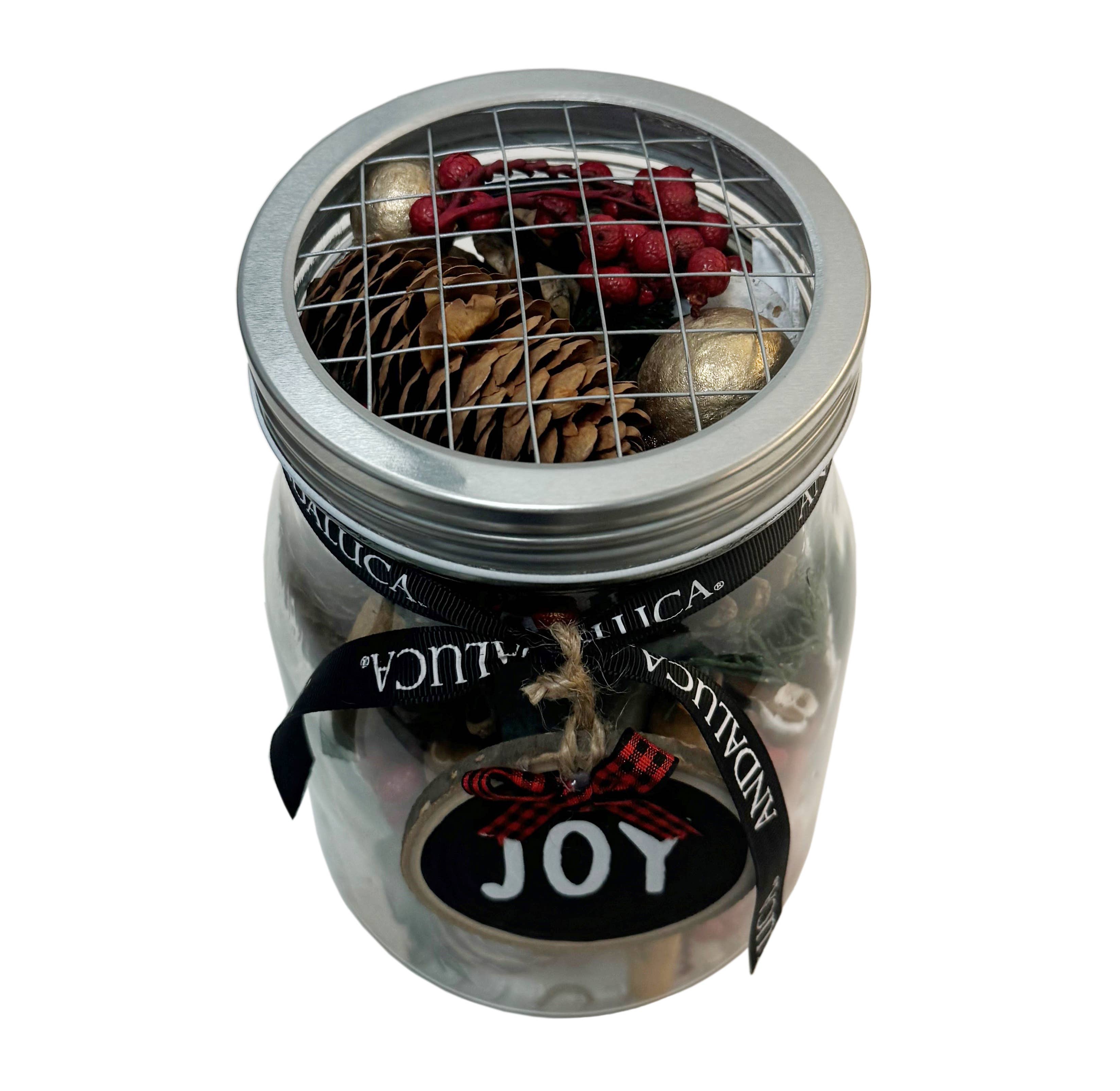 Warm Cinnamon Pot Belly Jar Potpourri