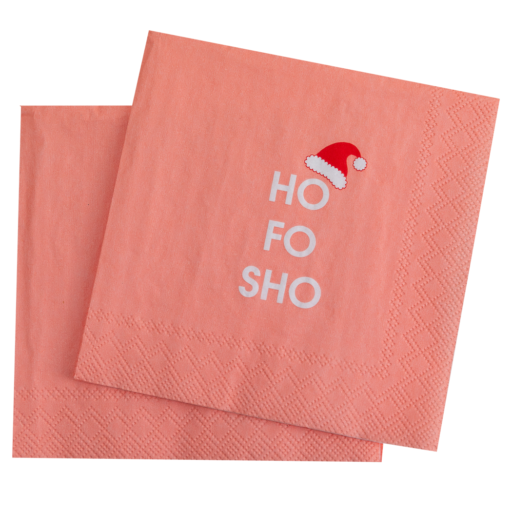 Ho Fo Sho Holiday Cocktail Napkins