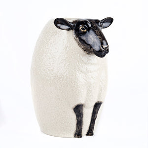 Black Faced Suffolk Sheep Flower Vase