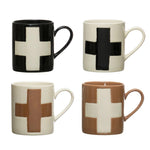 Swiss Cross Stoneware Mug