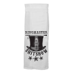 Ringmaster Of The Shitshow Tea Towel