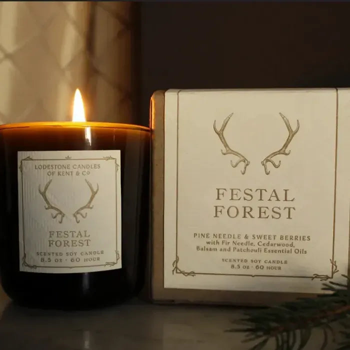 Festal Forest Candle