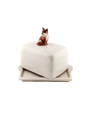 Fox Butter Dish