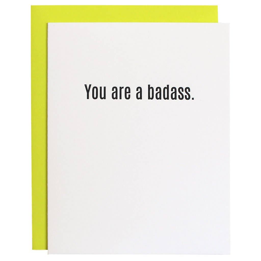 You Are a Badass Card