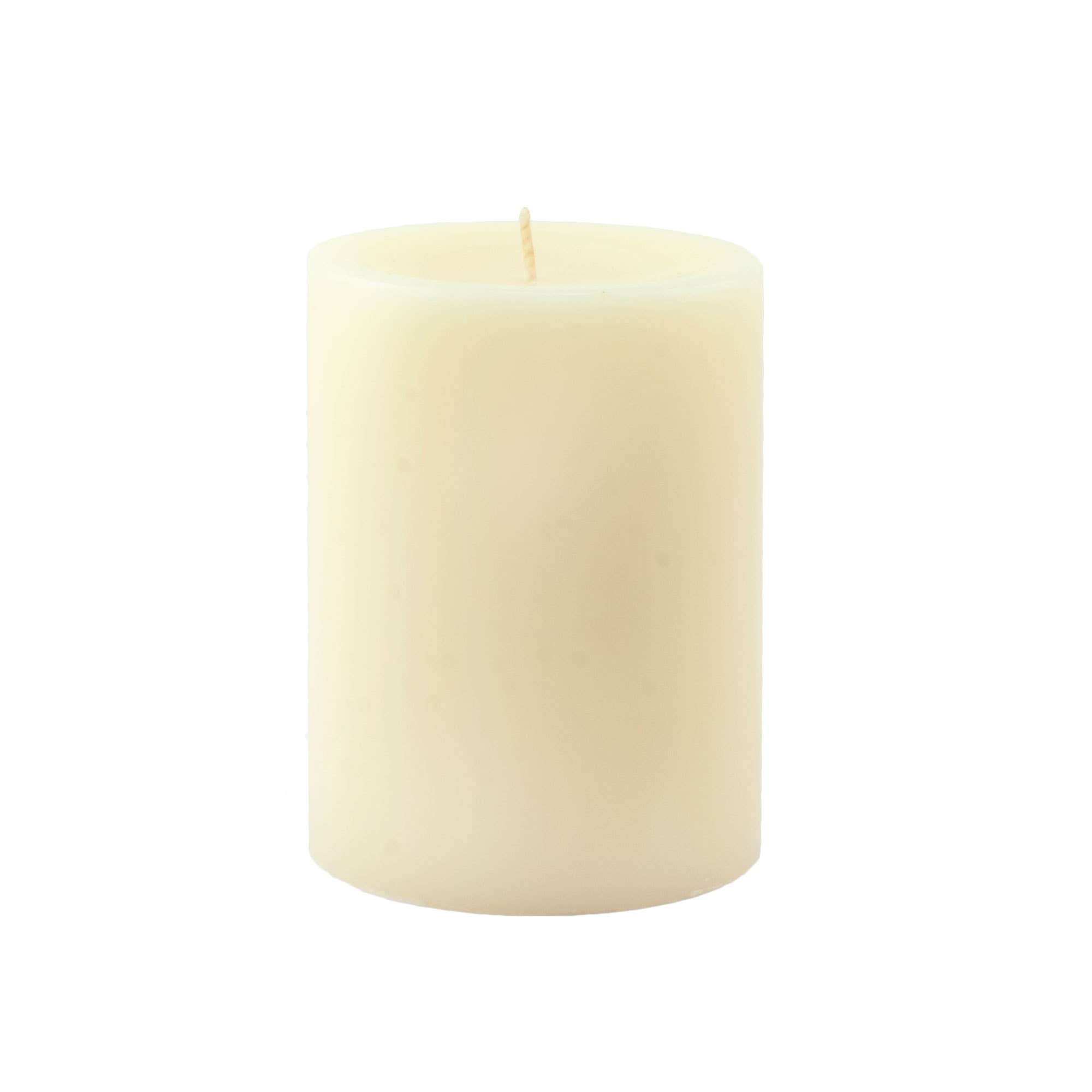 Pillar Candles, 3x4 Ivory