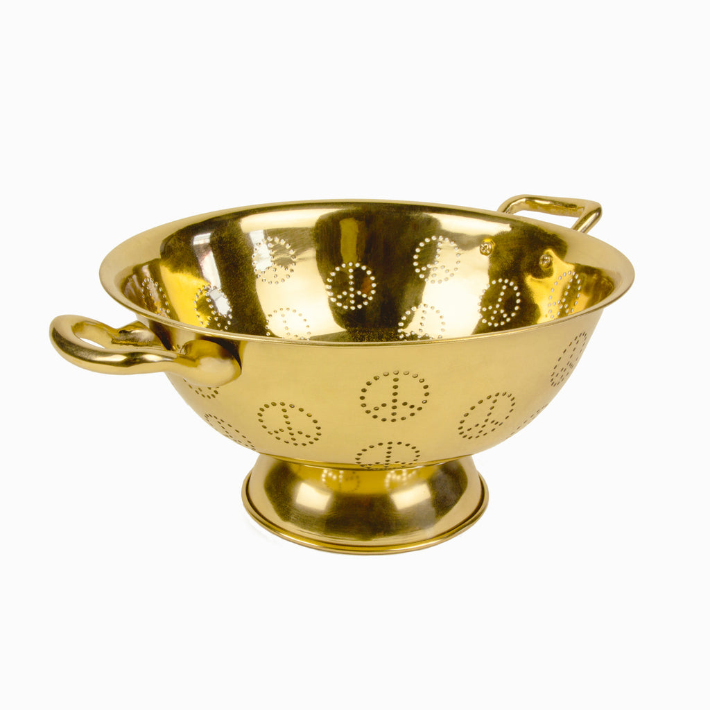 Brass Peace Colander