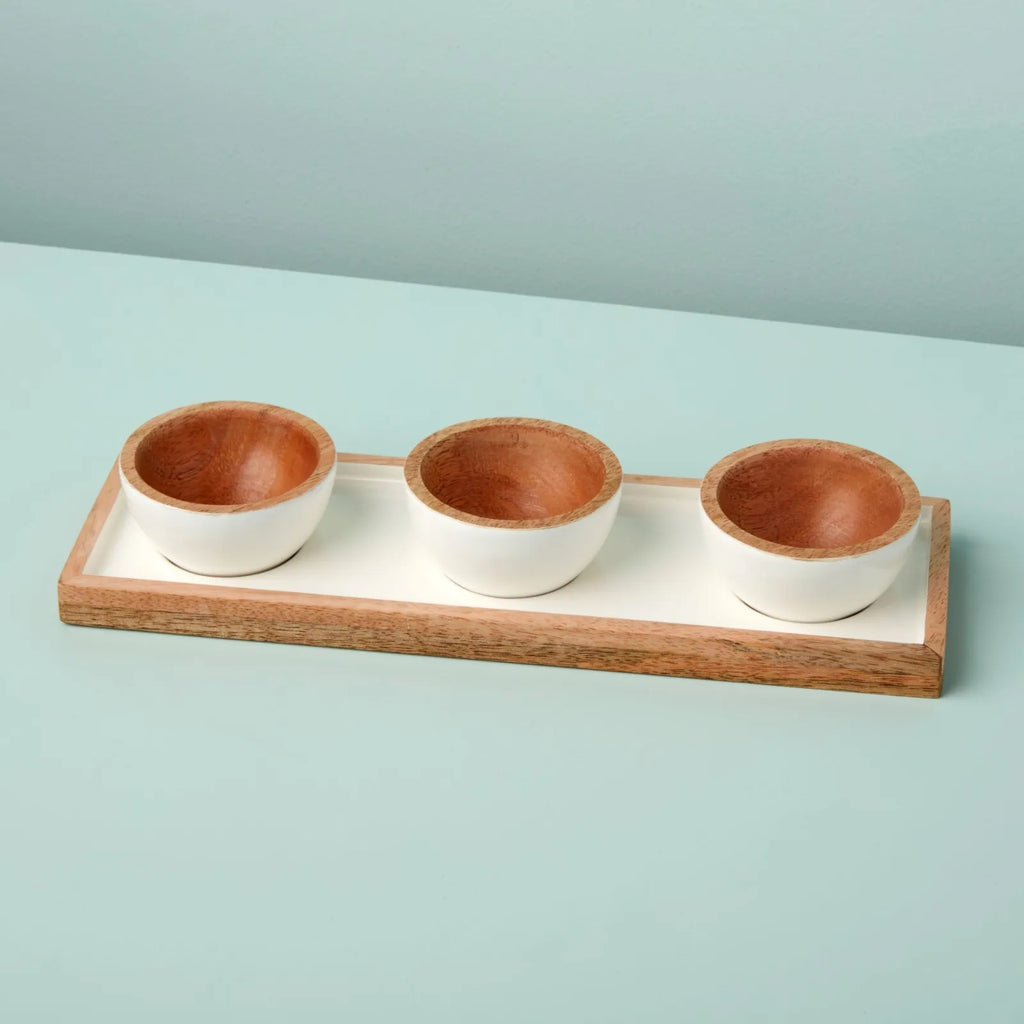 Madras Dipping Bowl Trio