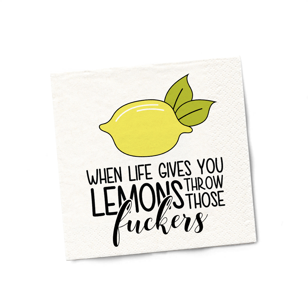 When Life Gives Lemons | Funny Napkins