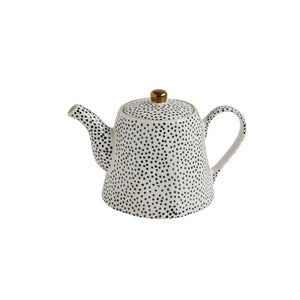 Dotted Stoneware Teapot